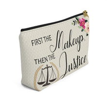 Load image into Gallery viewer, Lawyer Makeup Bag Gift - Beige