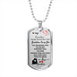 To My Grandson (Love Grandma) Dog Tag