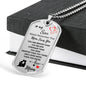 To My Son (Love Mom) Dog Tag